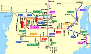 近鉄路線図